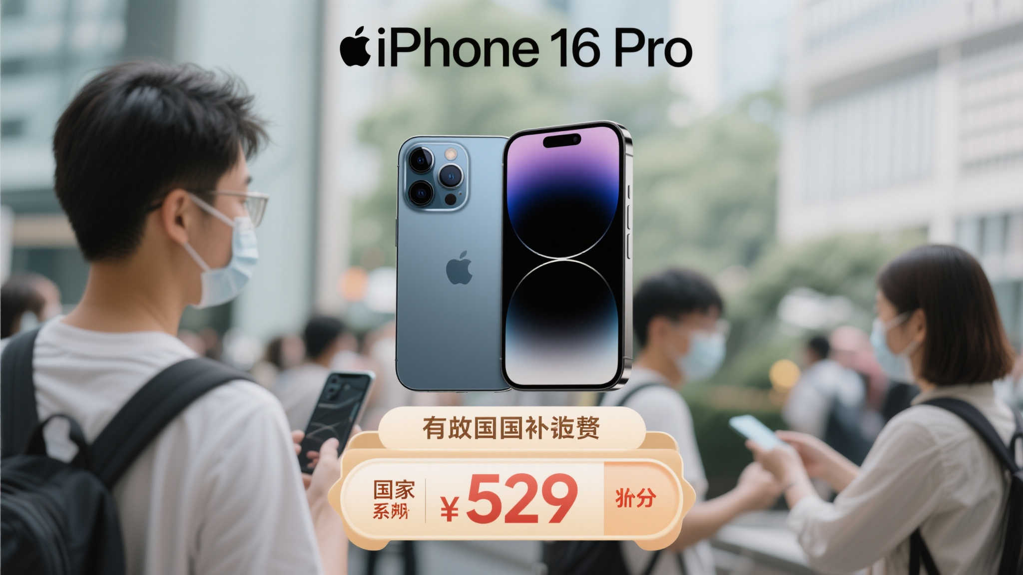 iPhone 16 Pro首享国家补贴:直减2500元,起价仅5499元! iPhone 16 Pro首享国家补贴:直减2500元,起价仅5499元!