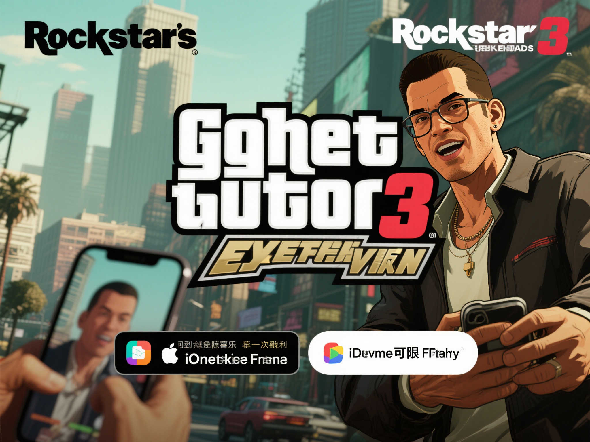 R星免费送惊喜!IOS版《GTA3 最终版》限时领取! R星免费送惊喜!IOS版《GTA3 最终版》限时领取!