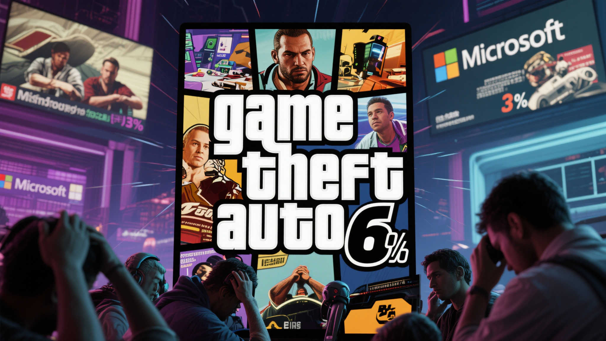 游侠晨讯：微软拟裁员3%！《GTA6》或再推迟发布