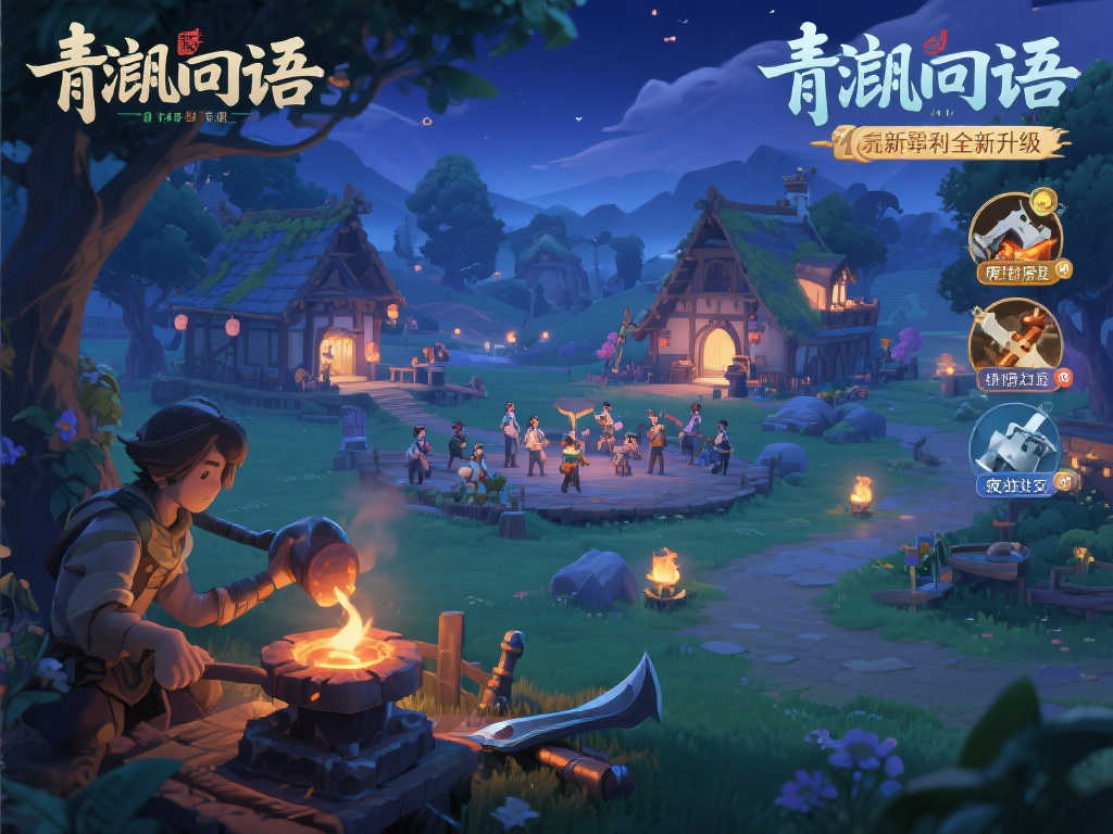 《青岚物语》村庄焕新:武器打造与夜间互动齐上线 《青岚物语》村庄焕新:武器打造与夜间互动齐上线